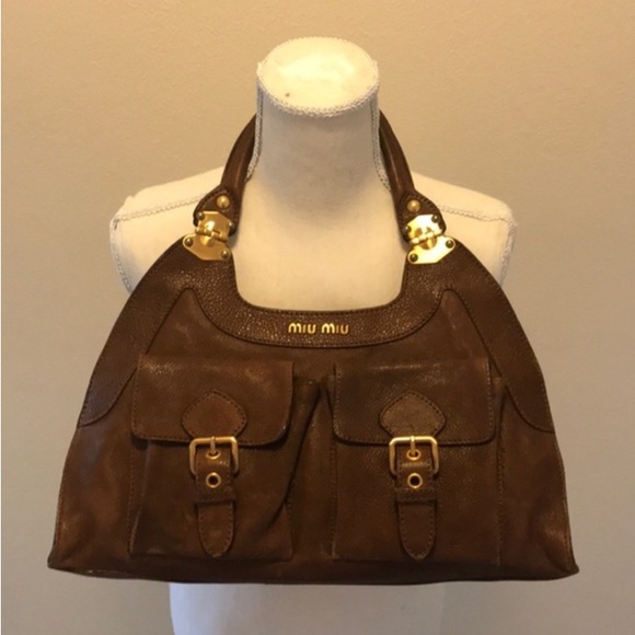 Miu Miu Prada EUC leather satchel - Picture 6 of 8